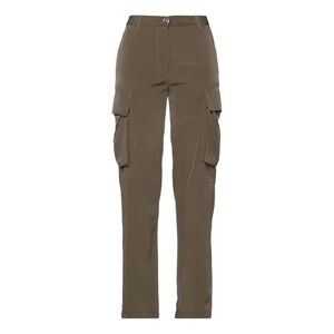 NWOT VERSACE Silky Cargo Pants Olive Color Size 40 / US Small / Size 4 Authentic